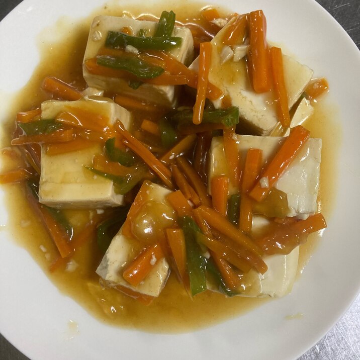 中華あんかけ豆腐